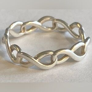 Tiffany & Co. Infinity Narrow Band Ring - Sterling Silver Size 6